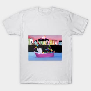 Boat in the Harbour T-Shirt
